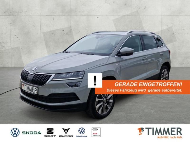 SKODA  Karoq 2.0 TDI DSG CLEVER +AHK +LED +ACC +RKAM +N, Stahl Grau