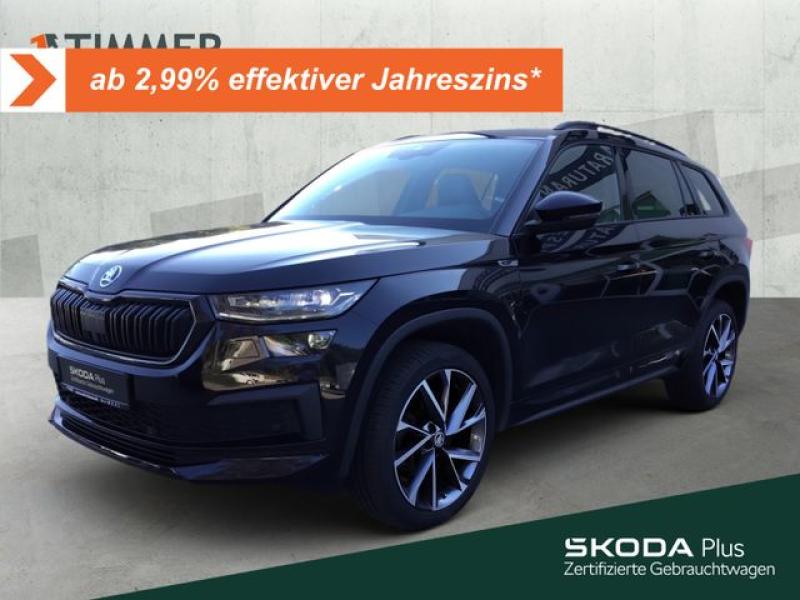 SKODA  Kodiaq 2.0 TDI DSG SPORTLINE +AHK +MATRIX +RKAM, Black Magic Perleffekt