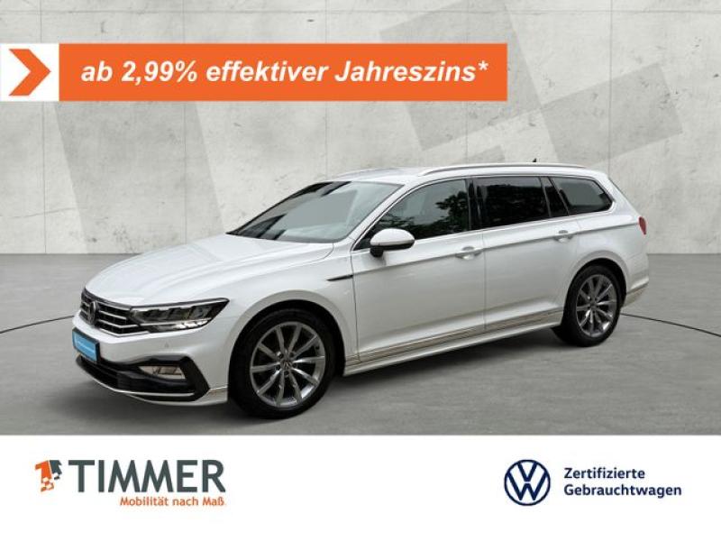 VW  Passat Variant 2.0 TDI DSG R-LINE +AHK +H&K +RKA, Gletscherweiß Metallic