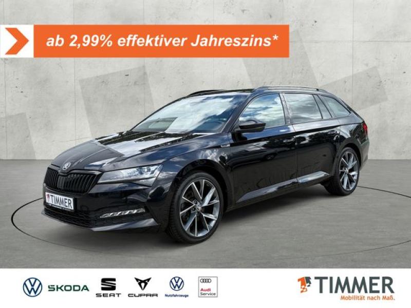 SKODA  Superb Combi 2.0 TDI DSG +AHK +360° +STHZ +MATRI, Black Magic Perleffekt