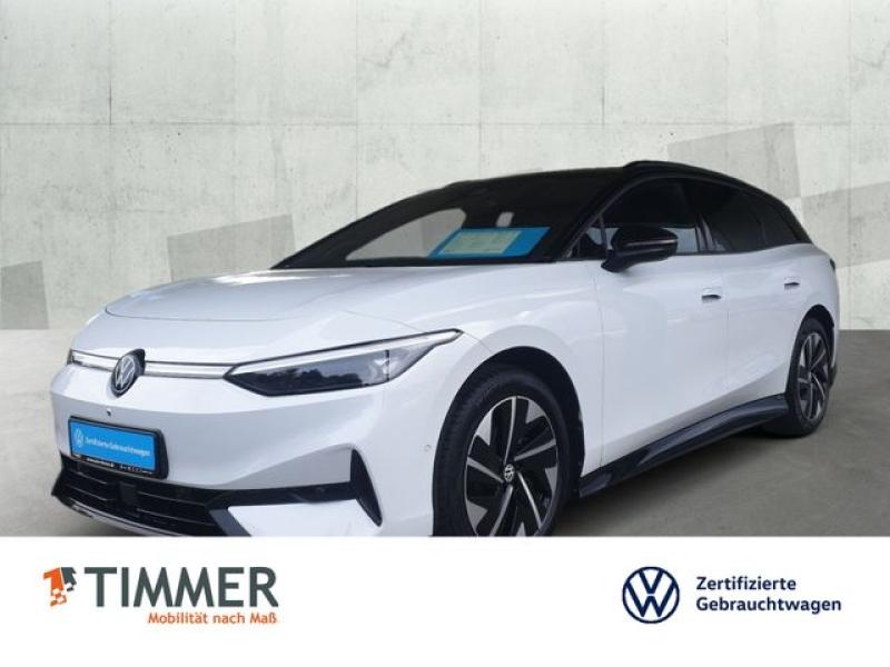 VW  ID.7 Tourer PRO 82 kWh BLACK +WÄPU +AHK +H&K +36, Gletscherweiß Metallic