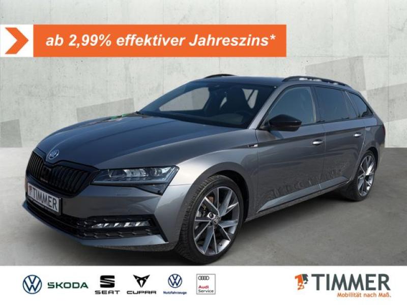 SKODA  Superb Combi 2.0 TDI DSG SPORTLINE +AHK+MATRIX+A, Graphite Grau Metallic