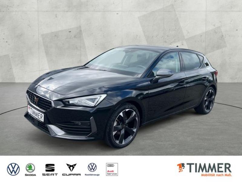 CUPRA  Leon 1.5 eTSI DSG +LED +RKAM +NAVI +SHZ +18" +CA, Midnight Schwarz Metallic