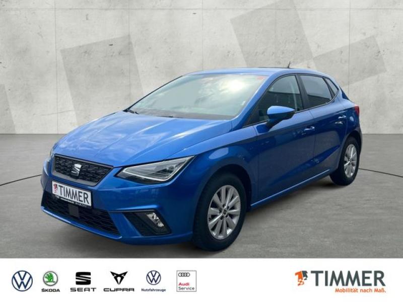 SEAT  Ibiza 1.0 TSI STYLE +LED +ACC +RKAM +NAVI +SHZ +, Sapphire Blau Metallic
