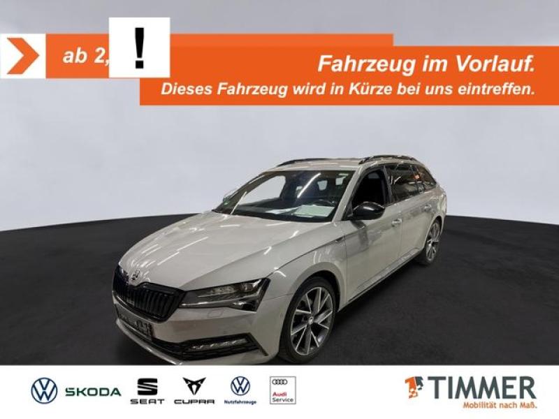 SKODA  Superb Combi 2.0 TDI DSG SPORTLINE +AHK +MATRIX, Stahl Grau