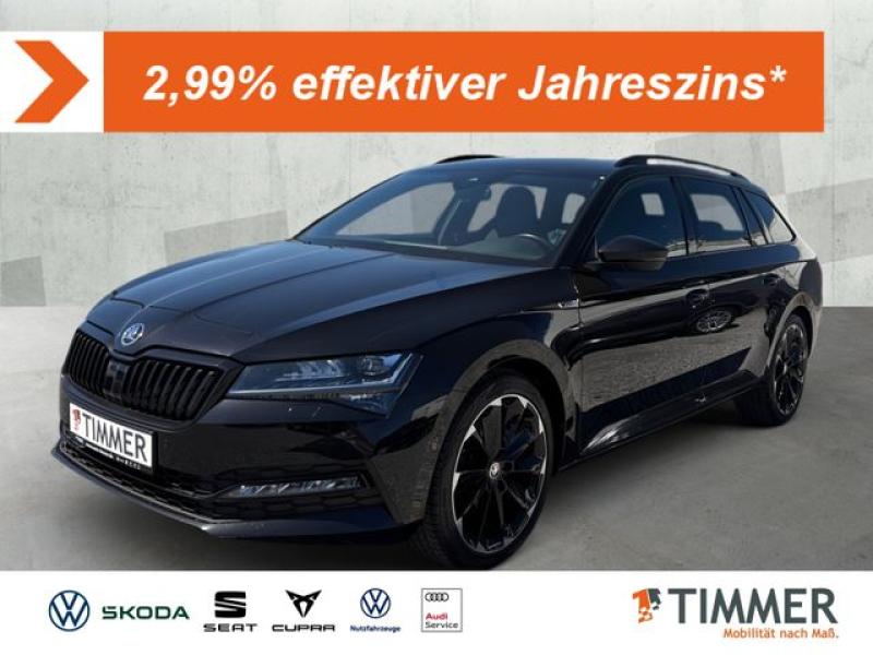 SKODA  Superb Combi 2.0 TDI DSG SPORTLINE +AHK+DCC+SHZ+, Black Magic Perleffekt