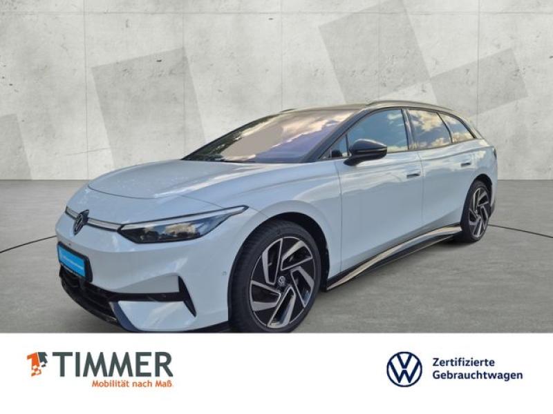 VW  ID.7 Tourer PRO 82 kWh BLACK +WÄPU +AHK +H&K +36, Gletscherweiß Metallic