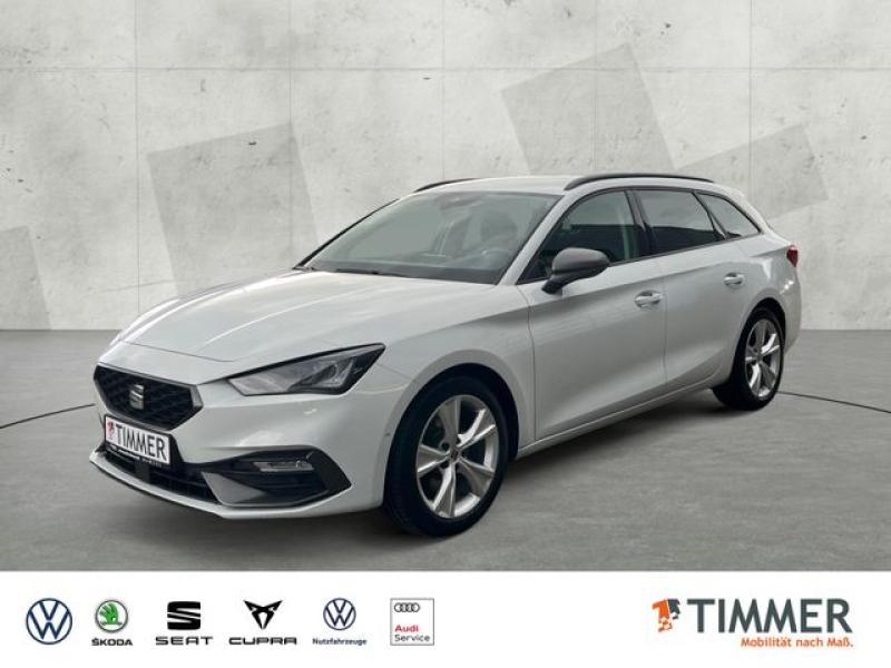 SEAT  Leon SP 2.0 TDI 110KW (150PS) DSG FR*AHK*NAVI*RK, Nevada Weiß Metallic