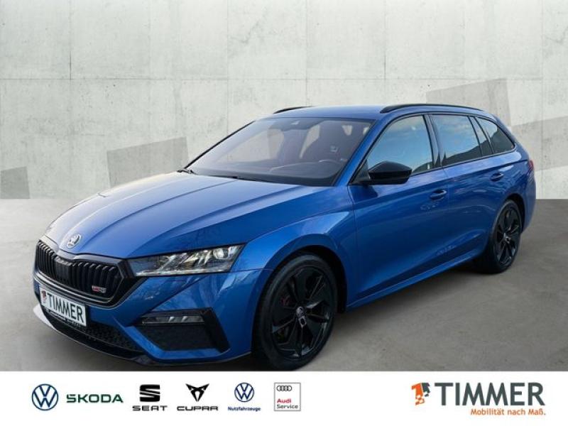 SKODA  Octavia Combi 2.0 TDI DSG RS +AHK +MATRIX +RKAM, Race-Blau Metallic
