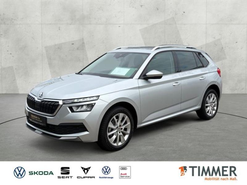 SKODA  Kamiq 1.0 TSI Ambition +NAVI +PDC +SHZ +GJR +SMA, Brillant-Silber Metallic