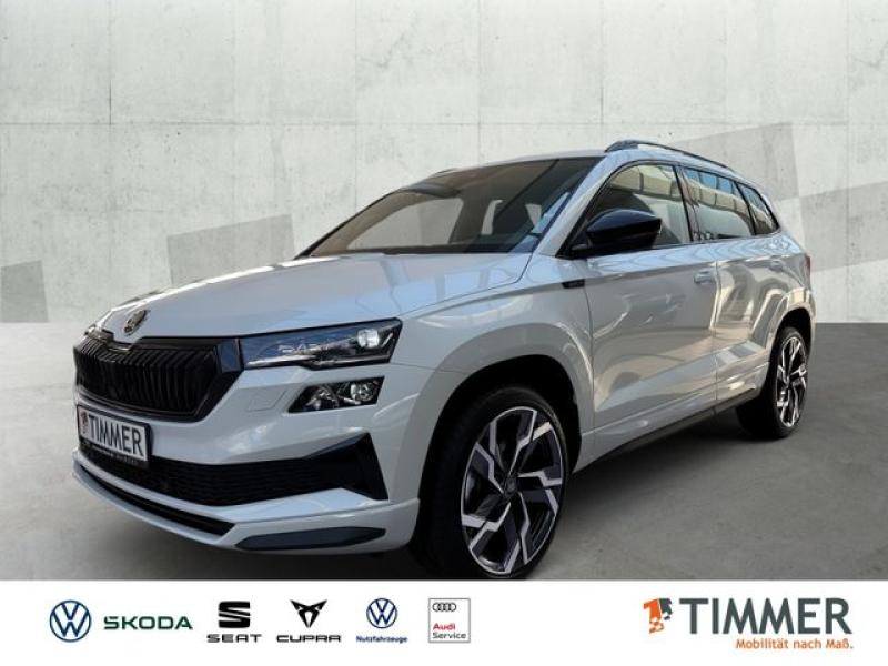 SKODA  Karoq 1.5 TSI DSG Sportline *CANTON*AHK*, Moon-Weiss Metallic