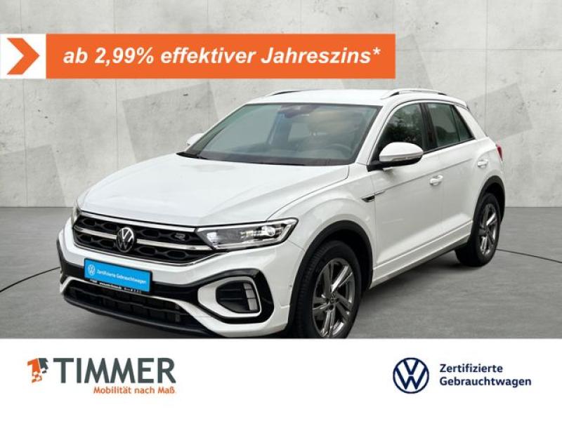 VW  T-Roc 1.5 TSI DSG R-Line +AHK+KAMERA+NAVI+LED+, Pure White