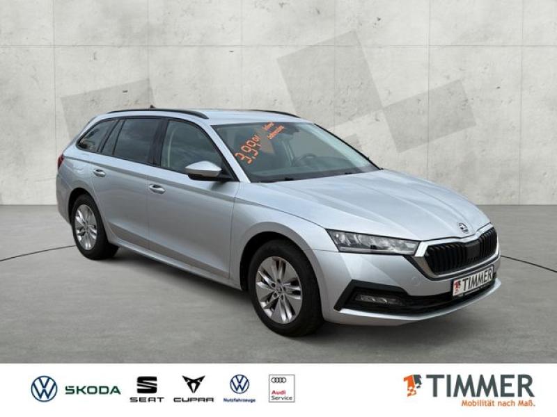 SKODA  Octavia Combi 2.0 TDI +AHK+LED+CARPLAY+SHZ+ALU+, Brilliant Silber Metallic