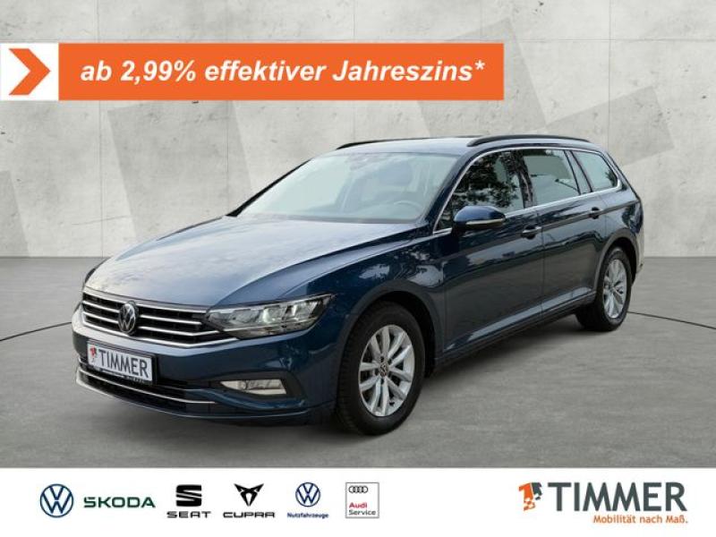 VW  Passat Variant 2.0 TDI DSG BUSINESS +LED +ACC +R, Aquamarinblau Metallic