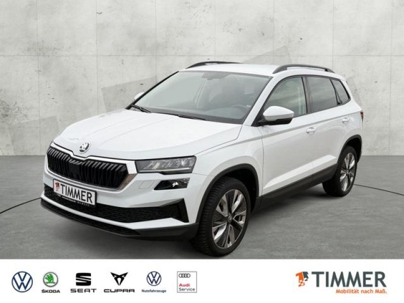 SKODA  Karoq 1.5 TSI DSG STYLE +AHK+LED+RKAM+NAVI+SHZ+, Moon Weiß Perleffekt