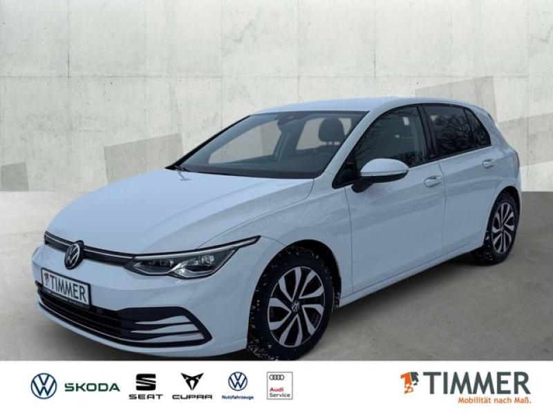 VW  Golf VIII 1.5 TSI ACTIVE +AHK +LED +RKAM +ACC +A, Pure White