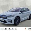 SKODA  Enyaq Coupé 85x RS +WÄPU +AHK +PANO +CANTON +360, Moon Weiß Perleffekt