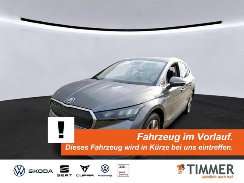 SKODA  Enyaq iV 80 LOFT +AHK +LED +RKAM +ACC +NAVI +SHZ, Graphite Grau Metallic