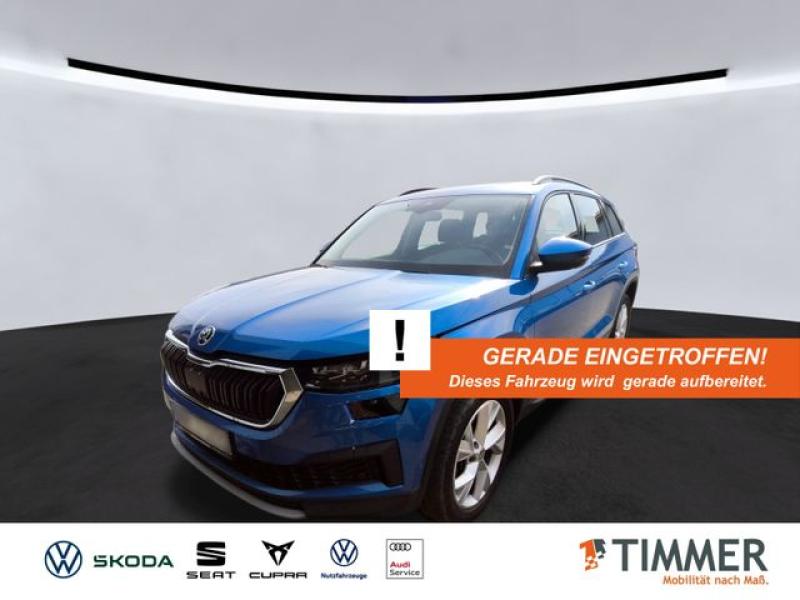 SKODA  Kodiaq 2.0 TDI DSG 4x4 TOUR +AHK +360° +MATRIX +, Race Blau Metallic