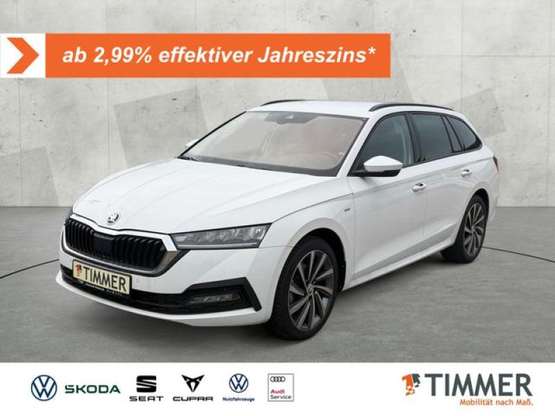 SKODA  Octavia Combi 2.0 TDI DSG TOUR +AHK+LED+ACC+NAV+, Candy Weiß
