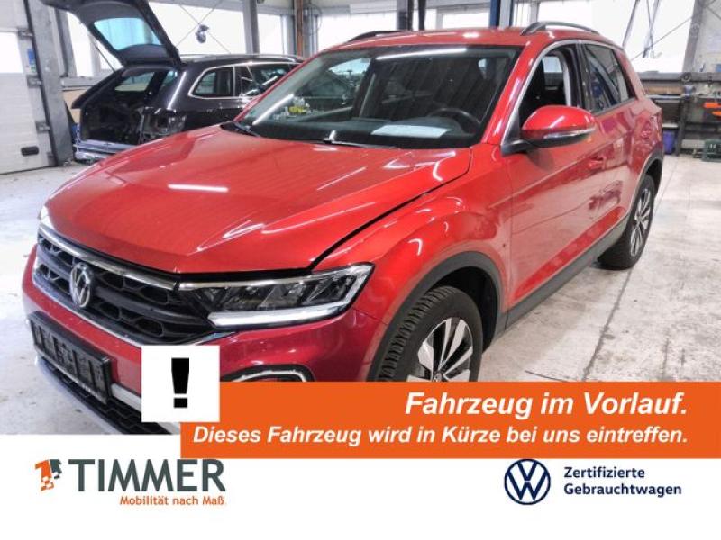 VW  T-Roc 1.0 TSI MOVE +AHK +LED +RKAM +VIRTUAL +CAR, Kings Red Metallic
