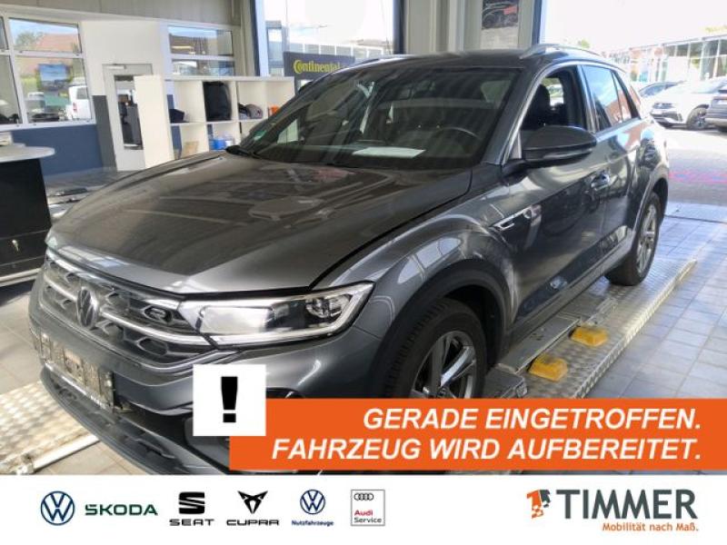 VW  T-Roc 1.0 TSI R-LINE +AHK+PANO+IQ.LIGHT+ACC+RKAM, Indiumgrau Metallic