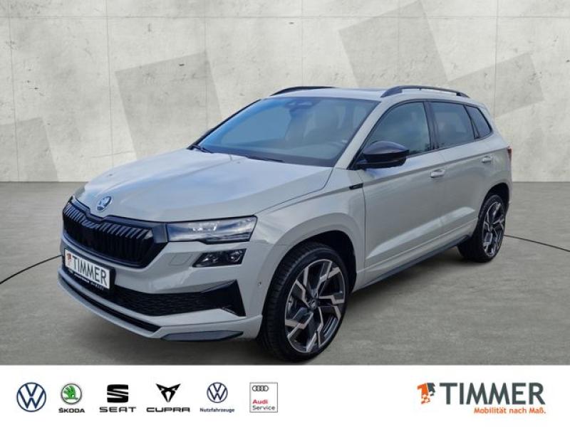 SKODA  KAROQ  2,0 TDI DSG Sportline AHK*CANTON*PANO*LED, Steel-Grau