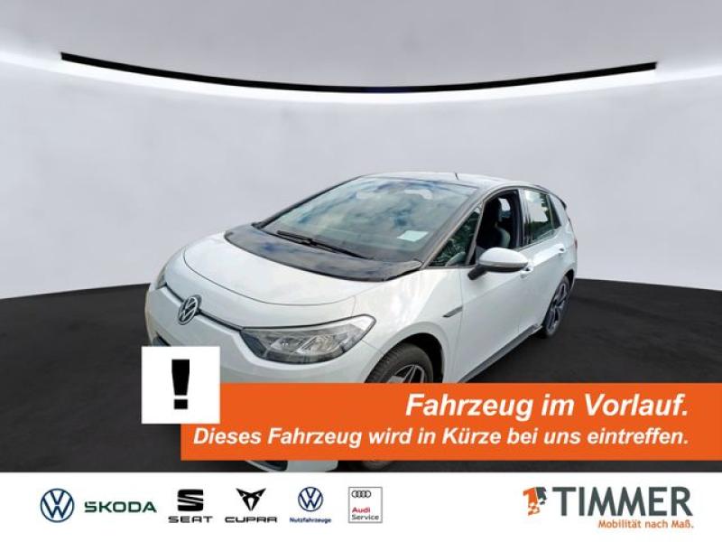 VW  ID.3 PRO PERF. 62 kWh +LED +RKAM +HuD +ACC +APP, Gletscherweiß Metallic Schwarz