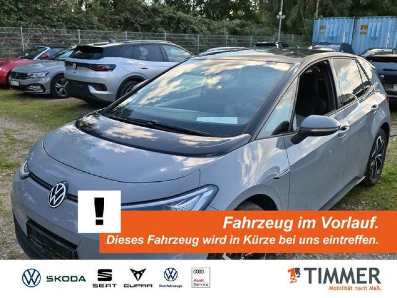 VW  ID.3 PRO PERF. 62 kWh +WÄPU +IQ.LIGHT +RKAM +CAR, Mondsteingrau Schwarz