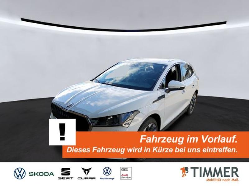 SKODA  Enyaq iV 80 SUITE +MATRIX +RKAM +ACC +NAVI +LEDE, Moon Weiß Perleffekt