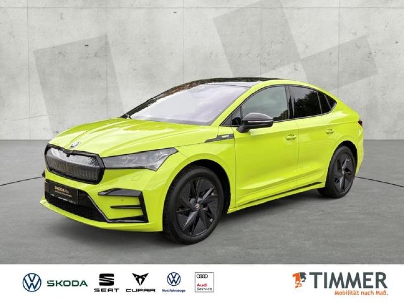 SKODA  Enyaq Coupé RS 4x4 +AHK +LEDER +WÄRMEPUMPE +CANT, Mamba-Grün