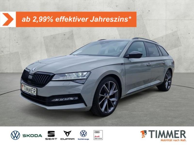 SKODA  Superb Combi 2.0 TDI DSG 4x4 SPORTLINE +AHK +CAN, Stahl Grau