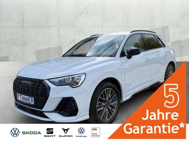AUDI  Q3 35 TFSI S tronic S LINE +AHK +LED +ACC +VIRTU, Gletscherweiß Metallic