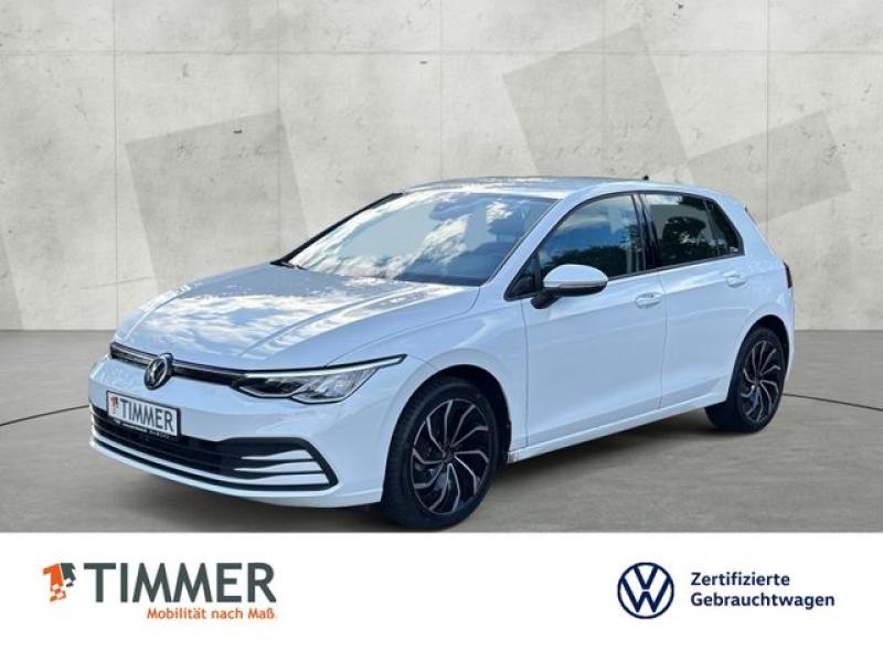 VW  Golf VIII 2.0 TDI DSG LIFE +AHK +LED +ACC +VIRTU, Pure White