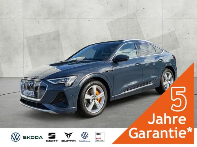 AUDI  e-tron Sportback 50 QUATTRO 68 kWh S-LINE +AHK +, Plasmablau Metallic