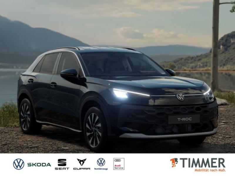 VW  T-Roc LIFE 1.5 eTSI 115PS DSG +RKAM+NAV+GJR+SHZ+, Grenadillschwarz Metallic