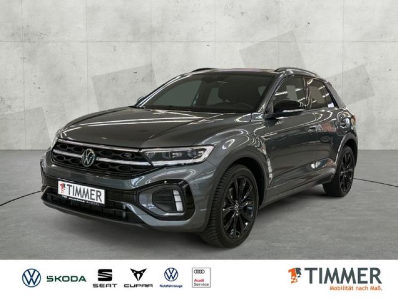VW  T-Roc 1.5 TSI DSG R-LINE BLACK +AHK +IQ.LIGHT +A, Indiumgrau Metallic