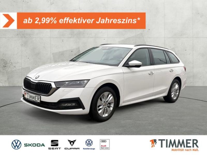 SKODA  Octavia Combi TOUR 2.0 TDI 150PS DSG +MATRIX+NAV, Candy Weiß