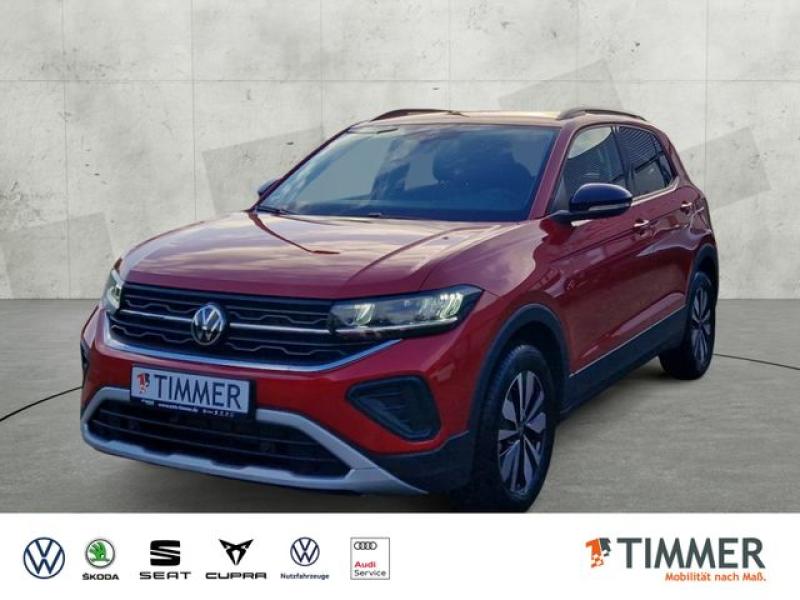 VW  T-Cross 1.0 TSI GOAL +LED +ACC +APP +NAVI +SHZ +, Kings Red Metallic