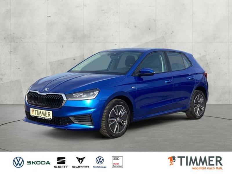 SKODA  Fabia 1.0 TSI DSG Tour ALU*GRA*SH*LED, raceblaumetallic
