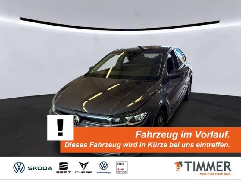 VW  Polo 1.0 TSI LIFE +AHK +LED +VIRTUAL +CARPLAY +S, Rauchgrau Metallic