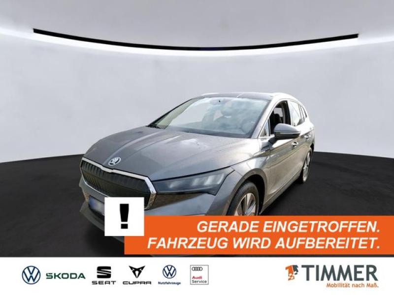 SKODA  Enyaq iV 80 LOFT +AHK +LED +RKAM +ACC +NAVI +SHZ, Graphite Grau Metallic