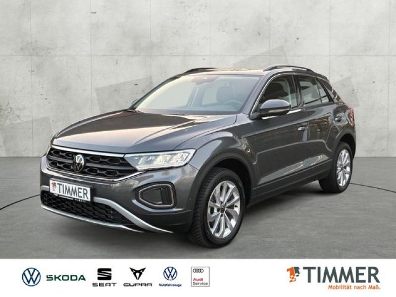 VW  T-Roc 1.5 TSI DSG LIFE +AHK +LED +ACC +CARPLAY +, Indiumgrau Metallic