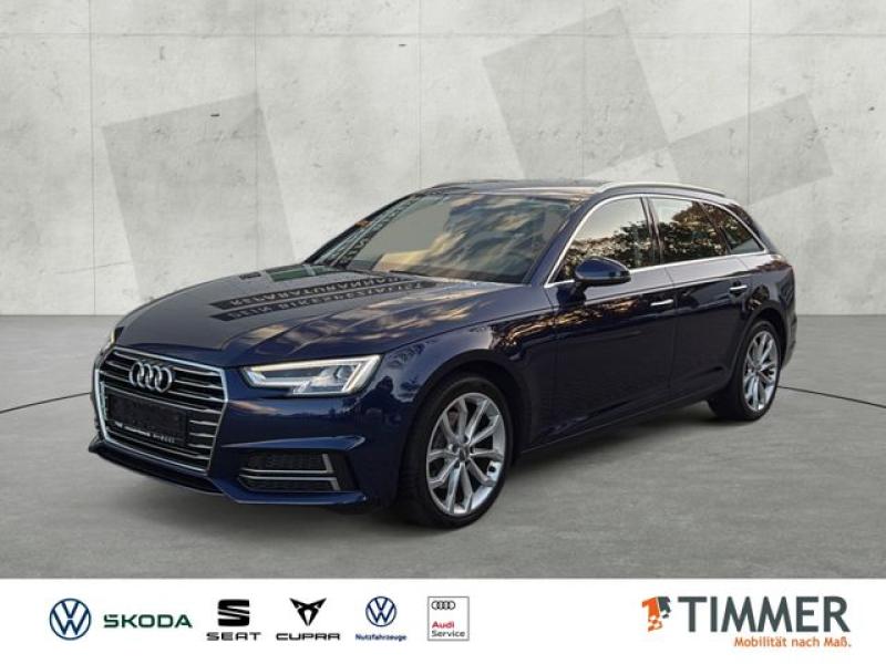 AUDI  A4 Avant 35 TFSI design +LED +EL. SITZE +TEMPOMA, Navarrablau Metallic